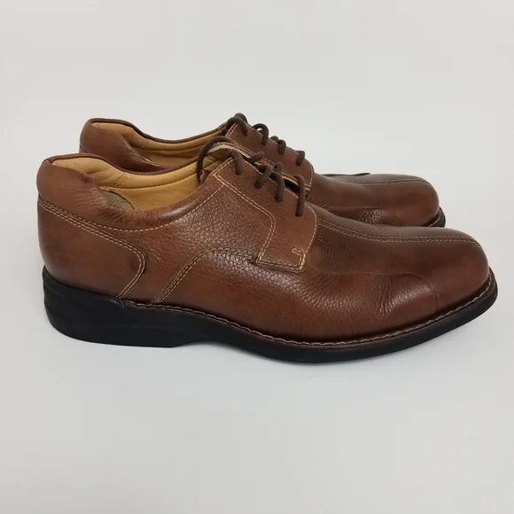 johnston & murphy shuler casual dress bike toe oxford Johnston & Murphy Men's Shuler Bicycle Oxfords Dark Brown 10